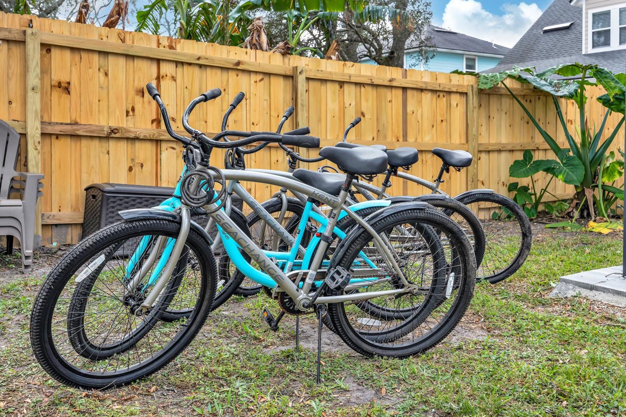 {Hidden Gem} Beach Home Blocks From Ocean +6 Bikes Jacksonville Beach Luaran gambar