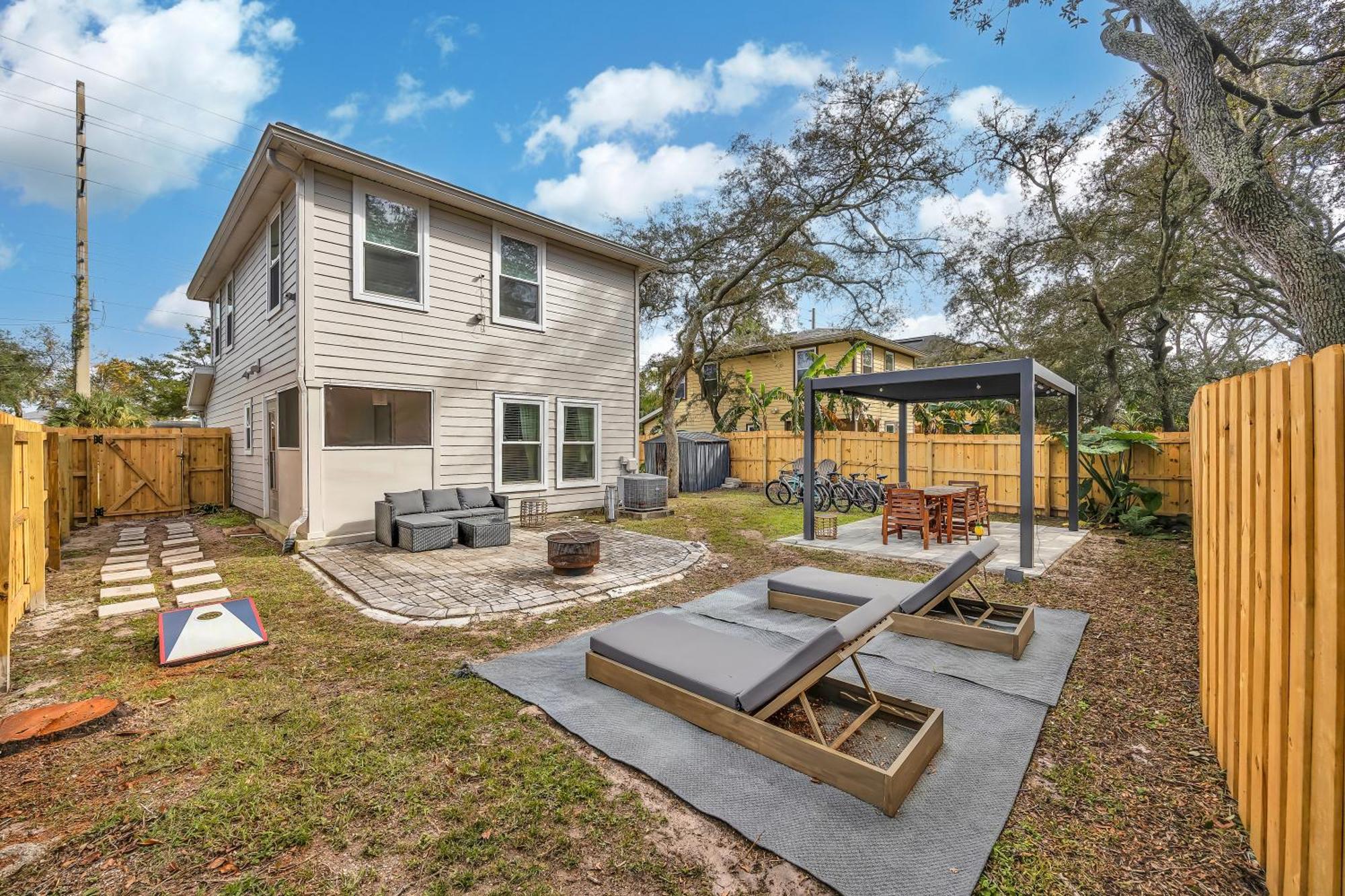 {Hidden Gem} Beach Home Blocks From Ocean +6 Bikes Jacksonville Beach Luaran gambar